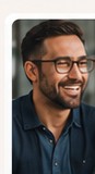 Man smiling
